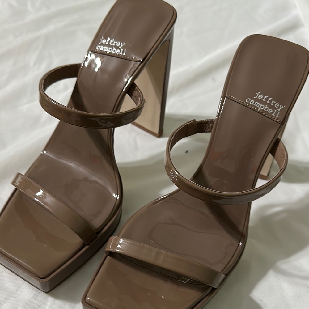 Jeffrey Campbell Brown Heeled Sandals